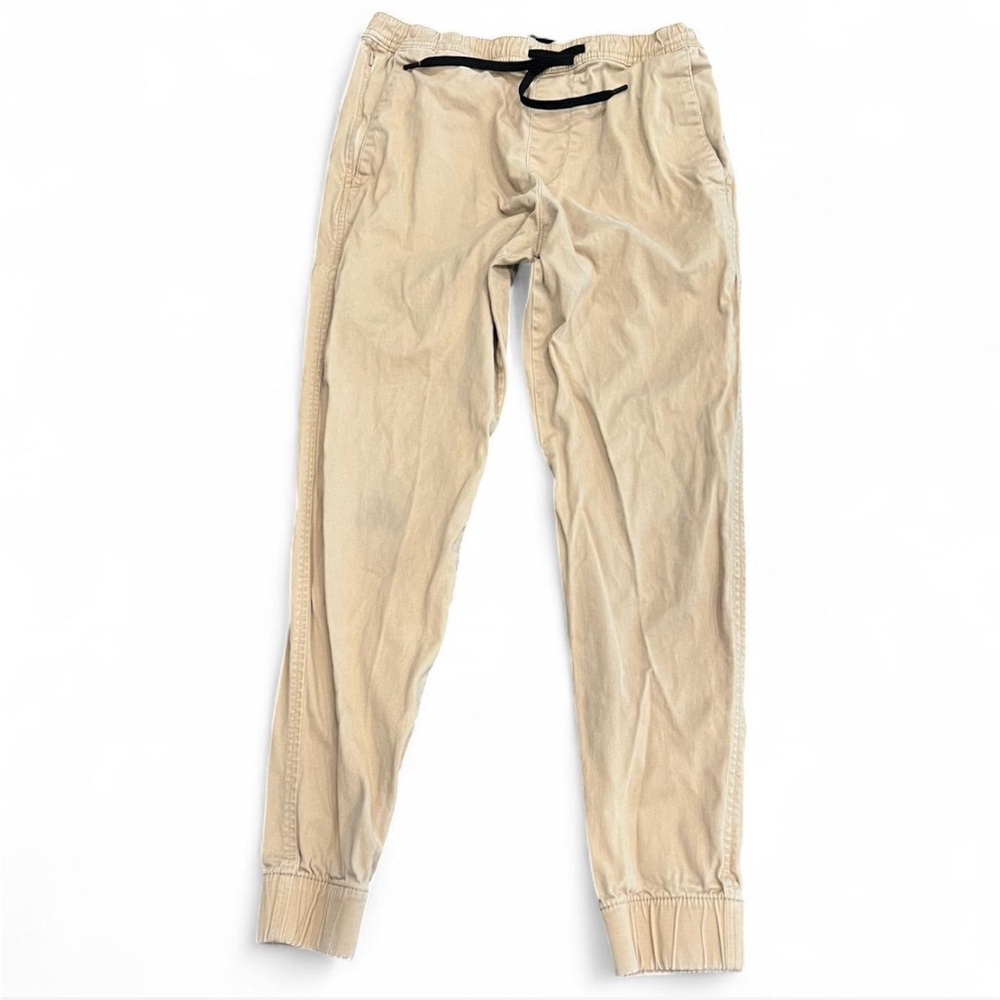 Men's hollistee co. Tan skinny Jogger Pants small